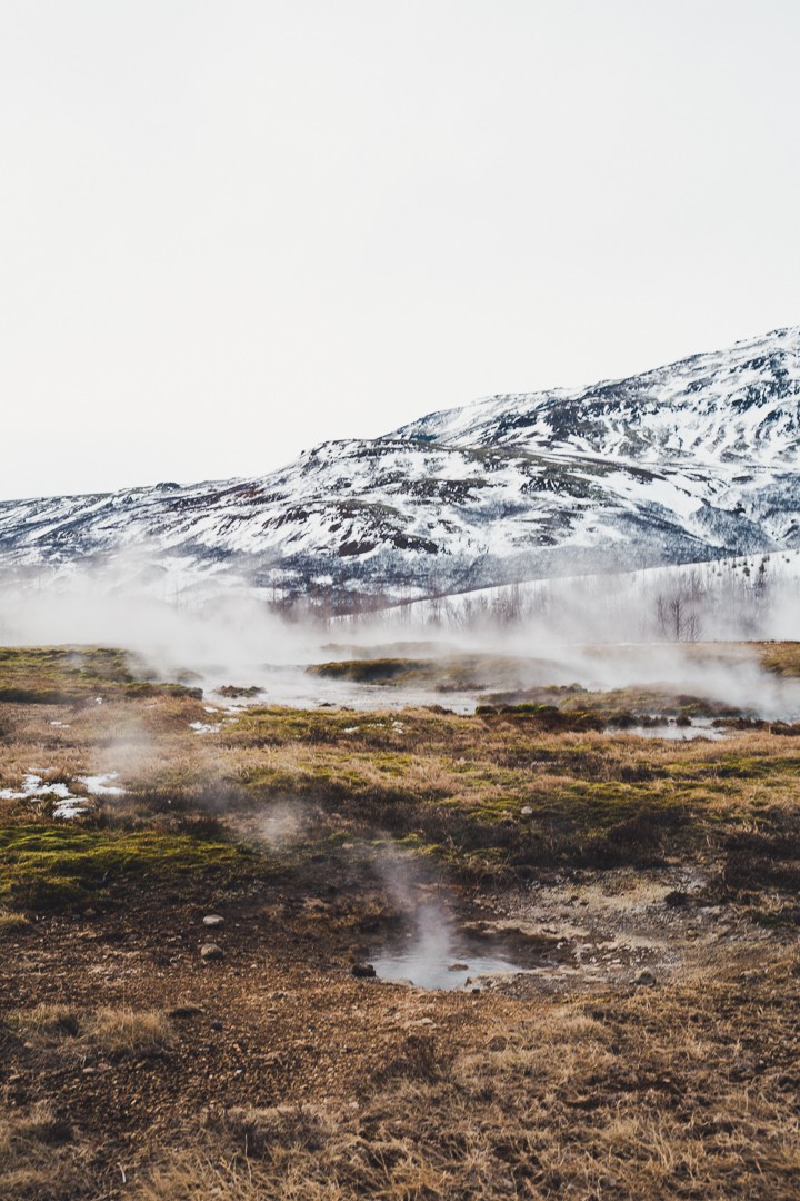 Geysir geothermal and hot springs area in Iceland