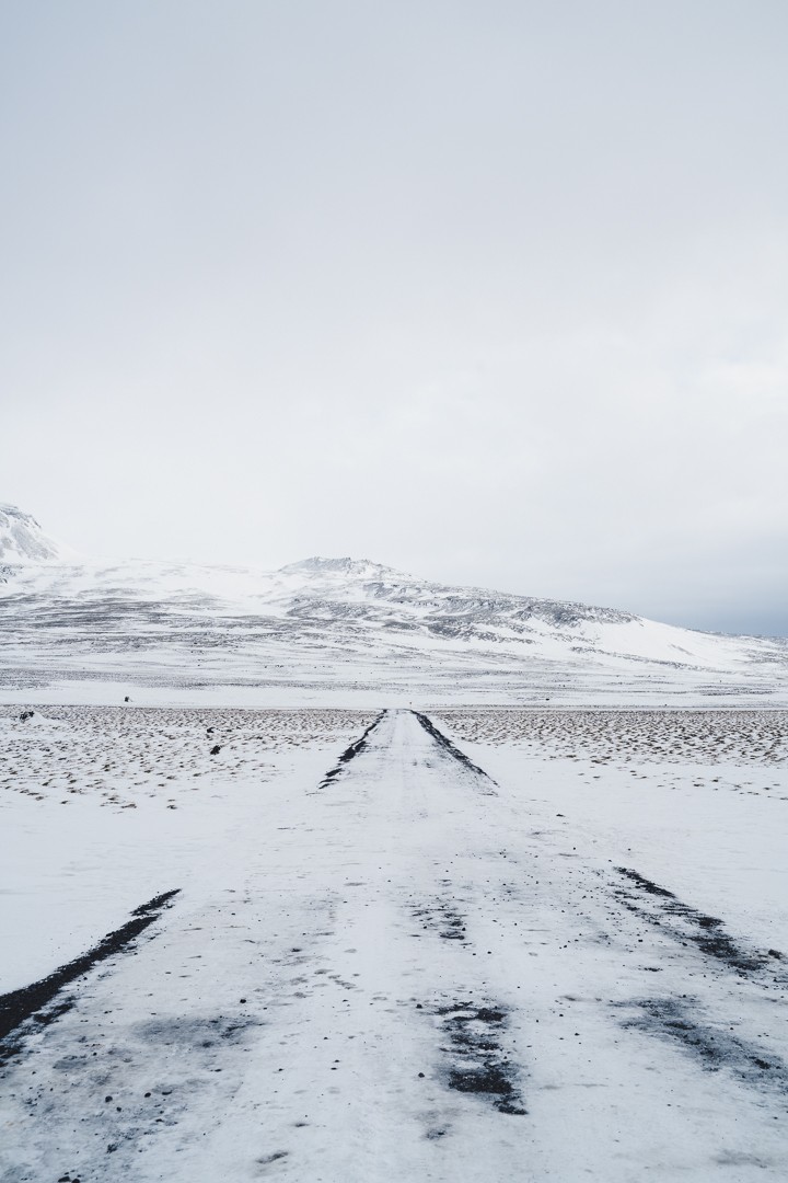 Winter Road Iceland