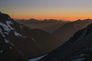 Sahale Glacier Sunset